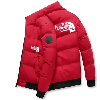  Зимняя мужская куртка The NO FACE, модная повседневная куртка со стоячим воротником, Мужская пуховая куртка, теплая куртка, Мужская куртка для спорта на открытом воздухе