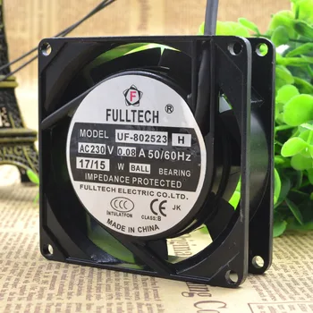  Вентилятор охлаждения сервера FULLTECH UF-802523H переменного тока 230 В 0.08A 50/60 Гц 80x80x25 мм 2-проводной